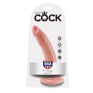 KING COCK – 7 CARNE DE DILDO 17.8 CM