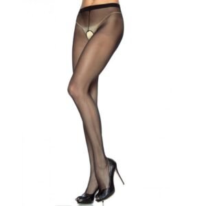 LEG AVENUE – CALA DE NYLON COM ABERTURA DE CROTCH PLUS