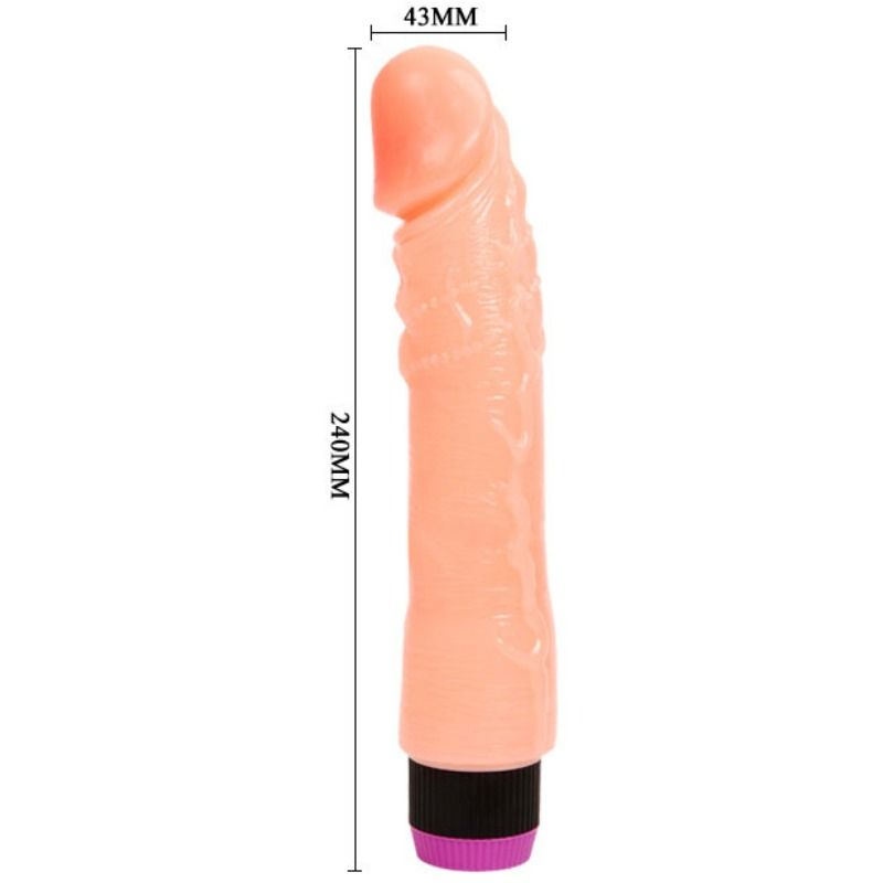 BAILE - VIBRADOR REALISTA FLEXÍVEL NATURAL 24 CM - Image 5