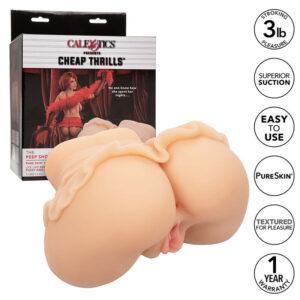 CALEXOTICS – THE PEEP SHOW GIRL DUPLO MASTURBADOR REALISTA CARNE