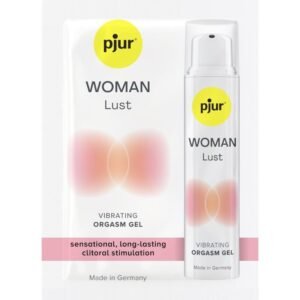 PJUR – GEL VIBRATÓRIO WOMAN LUST DOSE ÚNICA PARA ORGASMO 1,5 ML