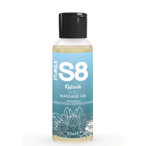 STIMUL8 – S8 REFRESH ÓLEO DE MASSAGEM ERÓTICO DE ALGODÃO 50 ML