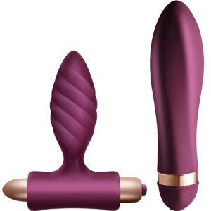 CLIMAXIMUM – KIT DESIRE VIBRADOR TORCIDO + PLUG ANAL