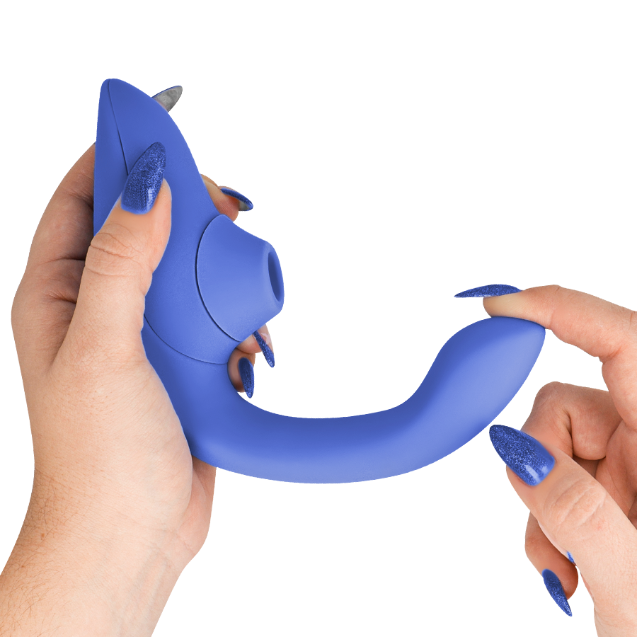 WOMANIZER - VIBRADOR ESTIMULADOR BLEND RABBIT AZUL VIBRANTE - Image 4