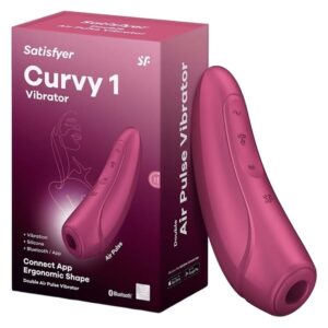 SATISFYER – CURVY 1 VERMELHO ROSA
