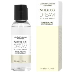 MIXGLISS – LUBRIFICANTE DE SILICONE DREAM WHITE CAMELIA 50 ML