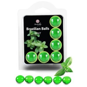 SECRETPLAY – CONJUNTO 6 BOLAS BRASILEIRAS MENTA