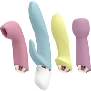 SATISFYER – MARVELOUS FOUR CONJUNTO VIBRADOR E PULSO DE AR