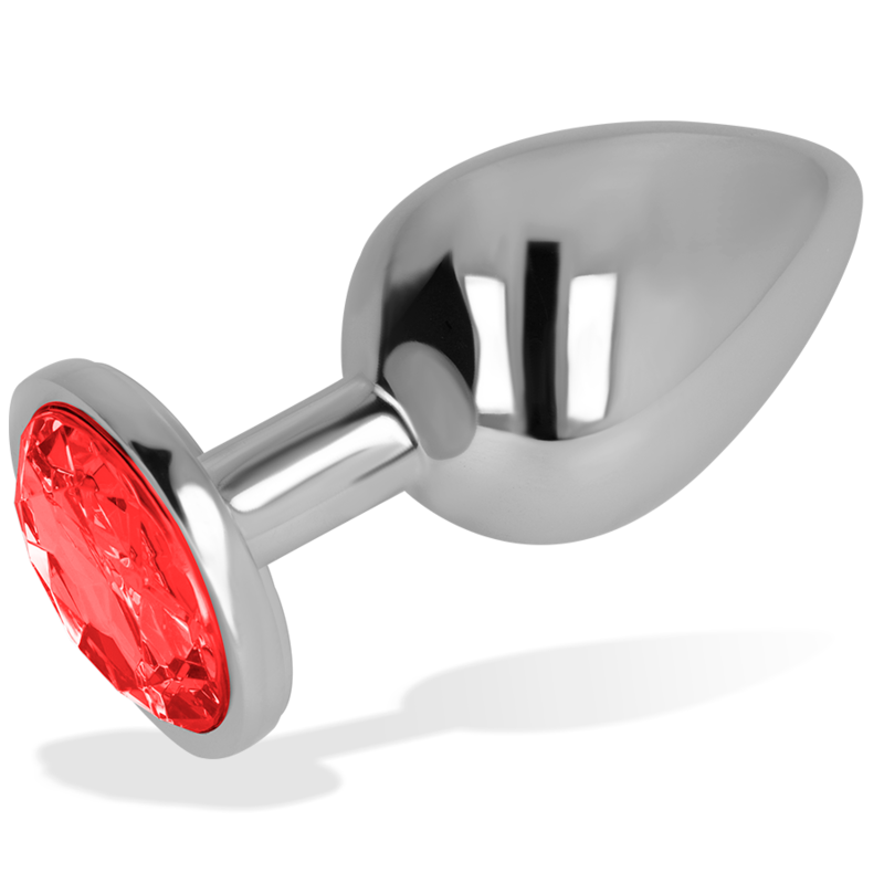 OHMAMA - PLUG ANAL COM CRISTAL VERMELHO 8 CM - Image 3