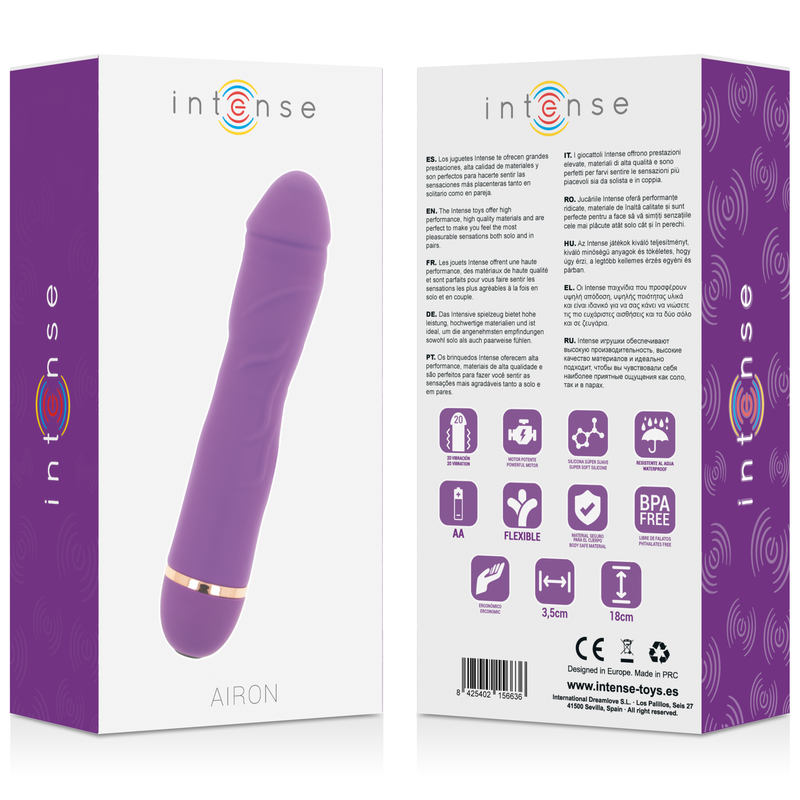 INTENSE - AIRON 20 VELOCIDADES SILICONE LILAC - Image 4