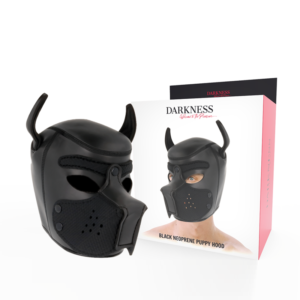 DARKNESS – MSCARA DE NEOPRENE PARA CES COM FOCINHO REMOVÍVEL M