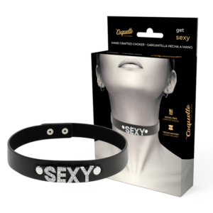 COQUETTE CHIC DESIRE – GARGANTILHA SEXY DE COURO VEGANO