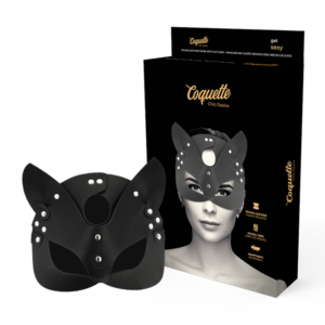 COQUETTE CHIC DESIRE – MSCARA DE COURO VEGANO COM ORELHAS DE GATO
