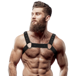 FETISH SUBMISSIVE ATTITUDE – ARNÊS ESPORTIVO DE NEOPRENE AJUSTVEL PARA HOMENS