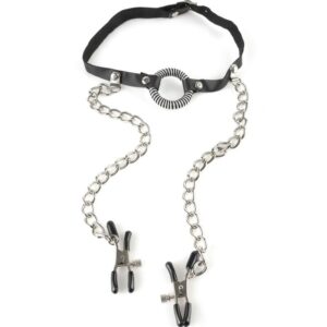 FETISH FANTASY SERIES – GAG COM GRAMPAS DE NIPPLE