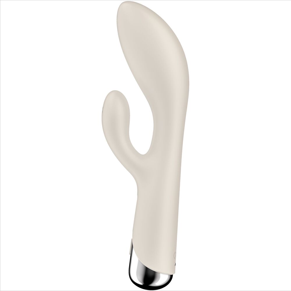SATISFYER - SPINNING COELHO 1 CLITÓRIS E ESTIMULAO G-SPOT BEGE - Image 4