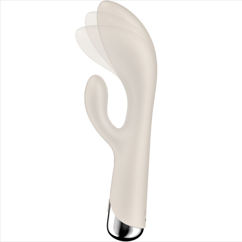 SATISFYER - SPINNING COELHO 1 CLITÓRIS E ESTIMULAO G-SPOT BEGE - Image 5