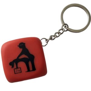DIABLO PICANTE – CHAVEIRO DADO VERMELHO COM POSES