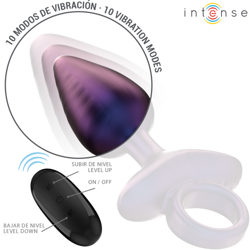 INTENSE - MICHAEL VIBRADOR ANAL PLUG MODELO 2 CONTROLE REMOTO - Image 4