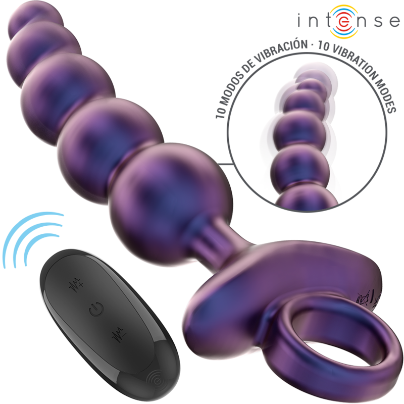 INTENSE - TITO VIBRADOR ANAL PLUG MODELO 3 CONTROLE REMOTO - Image 2