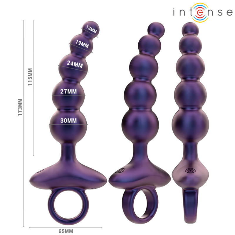 INTENSE - TITO VIBRADOR ANAL PLUG MODELO 3 CONTROLE REMOTO - Image 3