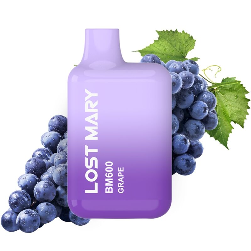 LOST MARY - (EXPOSITOR PROFESSIONAL PACK -10 UNIDADES) BM600 NICOTINE VAPER 2% UVA DESCARTÁVEL - Image 2