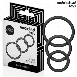 ADDICTED TOYS – CONJUNTO DE ANÉIS DE SILICONE MODELO 2