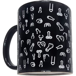 DIABLO PICANTE – CANECA PÊNIS PRETA 370 ML