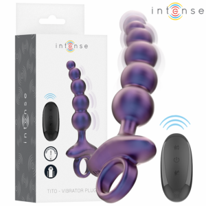 INTENSE – TITO VIBRADOR ANAL PLUG MODELO 3 CONTROLE REMOTO