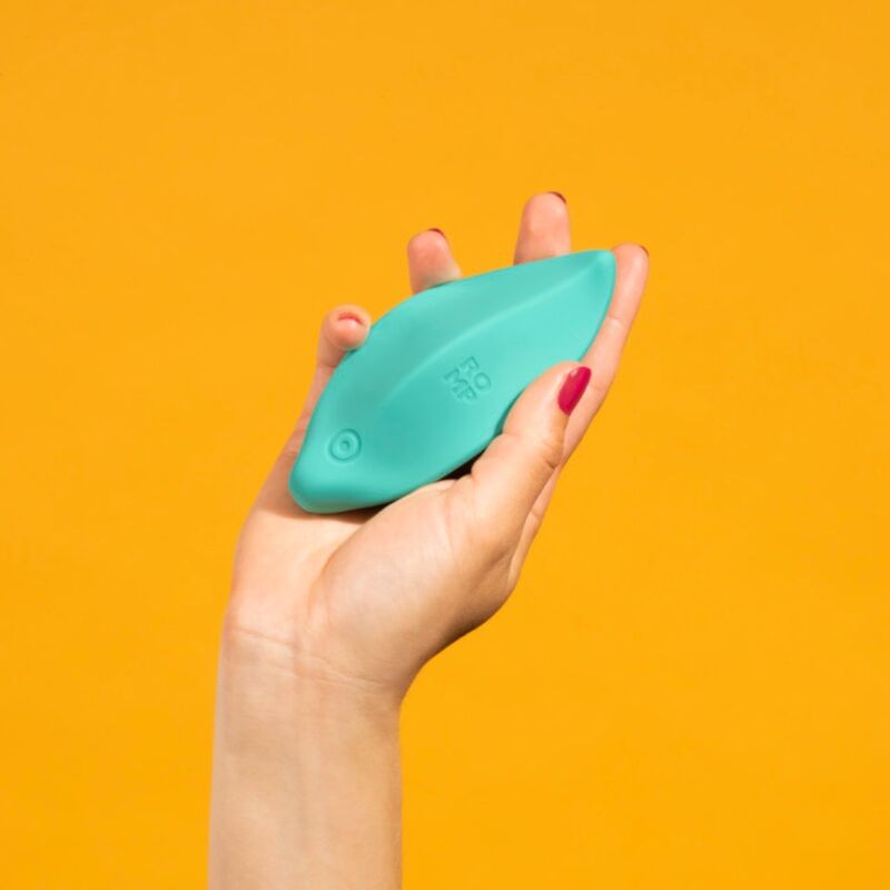 ROMP - VIBRADOR DE ONDAS, ESTIMULADOR CLITORIANO, FORMATO ERGONÔMICO, VERDE-ÁGUA - Image 2