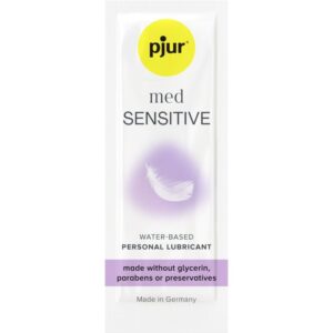 PJUR – MED SENSITIVE GLIDE LUBRIFICANTE BASE DE GUA 2 ML