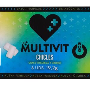 WUG MULTIVIT – MULTIVITAMÍNICO FUNCIONAL SABOR TROPICAL, 8 UNIDADES EM CARTELA