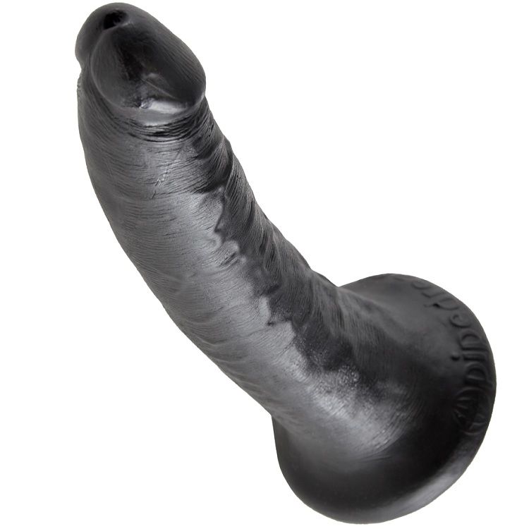 KING COCK - DILDO PRETO 17.8 CM - Image 2