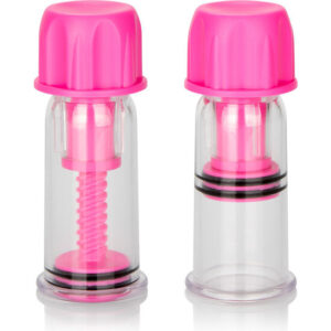 CALEXOTICS – VENTOSA DE SUCÇÃO DE MAMILOS VACCUM TWIST ROSA