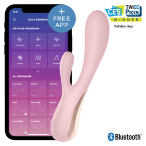 SATISFYER – MONO FLEX ROSA COM APLICATIVO