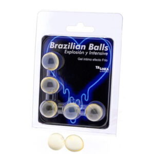 TALOKA – 5 BOLAS BRASILEIRAS GEL EMOCIONANTE EFEITO FRIO E VIBRAO