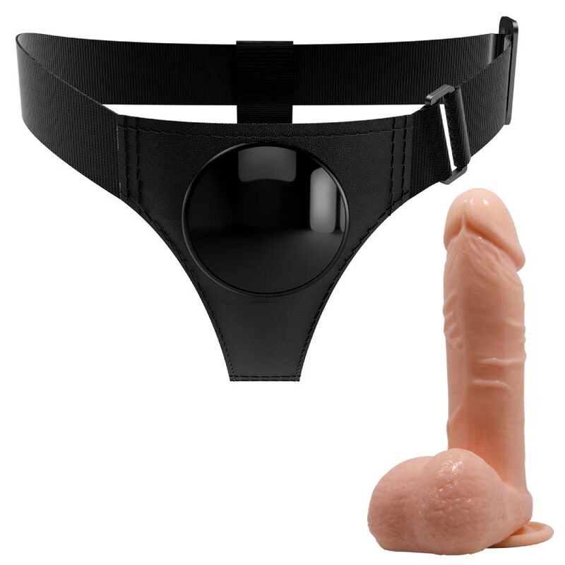 PRETTY LOVE - ARNÊS CUECAS ARNÊS UNIVERSAL COM DILDO TOM 20 CM NATURAL - Image 3