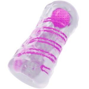 PRETTY LOVE – MASTURBADOR MASCULINO FANTASY COM ESPIRAL INTERNA E BOLAS TRANSPARENTES