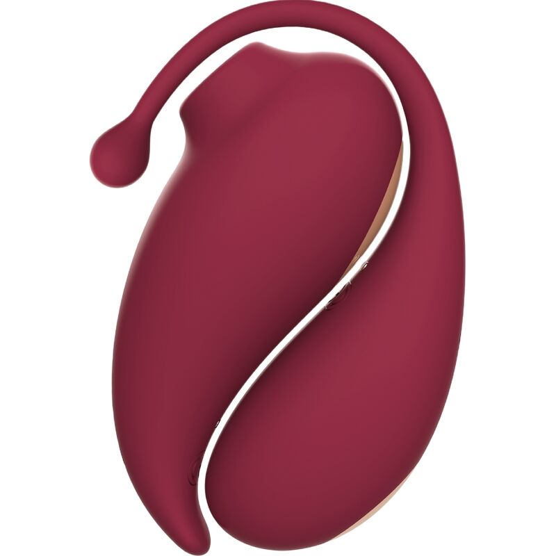 ADRIEN LASTIC - SUCKER DE CLITÓRIS DE INSPIRAÇÃO + OVO VIBRATÓRIO VERMELHO - APLICATIVO GRATUITO - Image 2