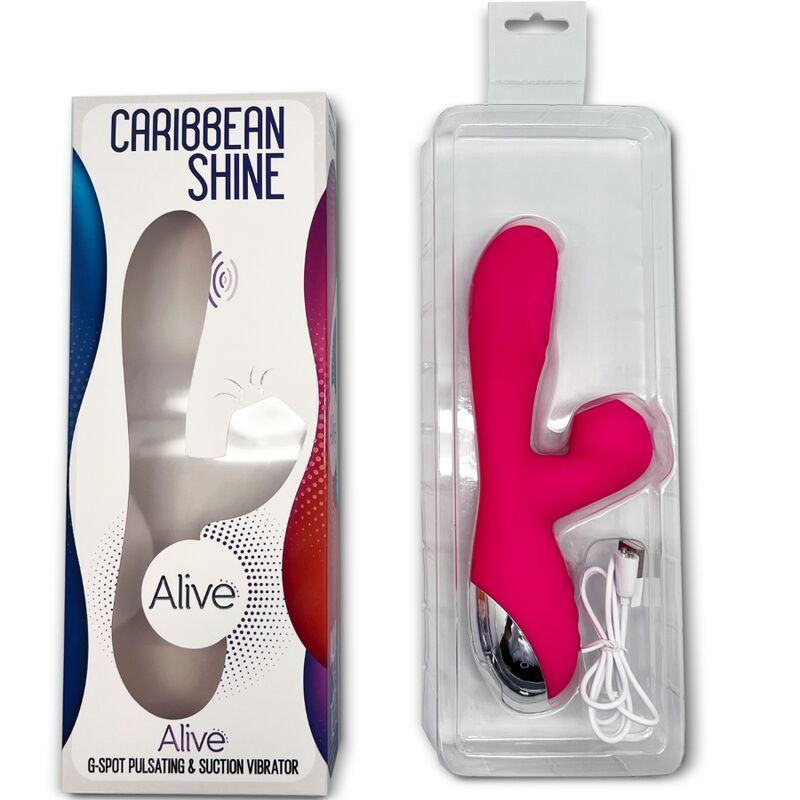 ALIVE - VIBRADOR CARIBBEAN SHINE E VENTOSA FÚCSIA - Image 4