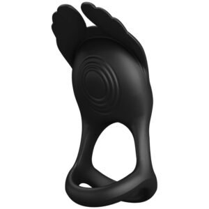 PRETTY LOVE – SILAS ANEL PARA PÊNIS VIBRANTE 7 VIBRAÕES SILICONE PRETO