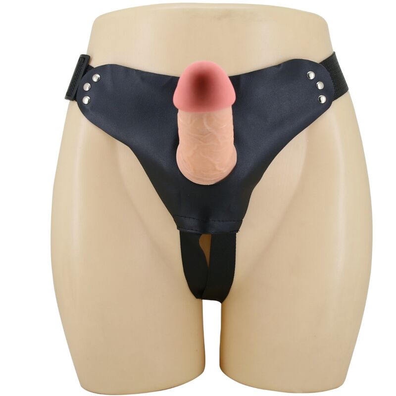 PRETTY LOVE - MAVIS HARNESS CUECAS UNIVERSAIS COM DILDO 19 CM NATURAL - Image 3