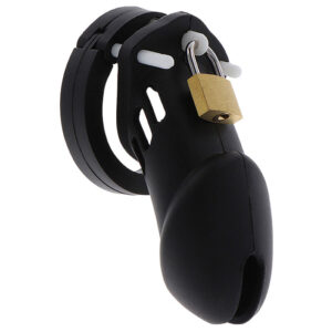 HIDDEN DESIRE – EXTREME GAIOLA DE PÉNIS DE CASTIDADE SILICONE TAMANHO L PRETO