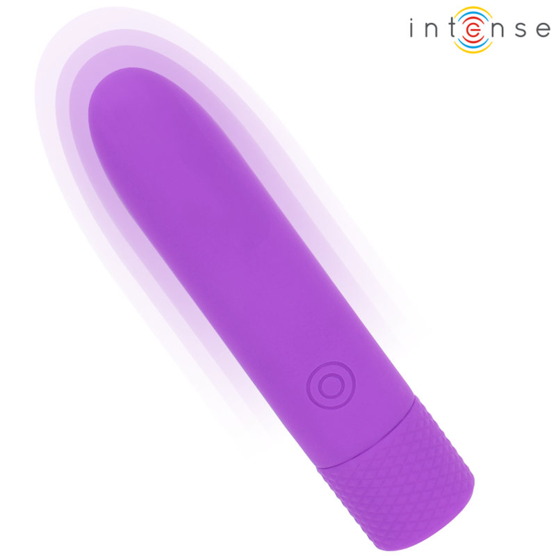 INTENSE - SYMONE USB RECARREGÁVEL VIBRATÓRIA BULLET 8 VIBRAÇÕES ROXO 10 X 2,2 CM - Image 2
