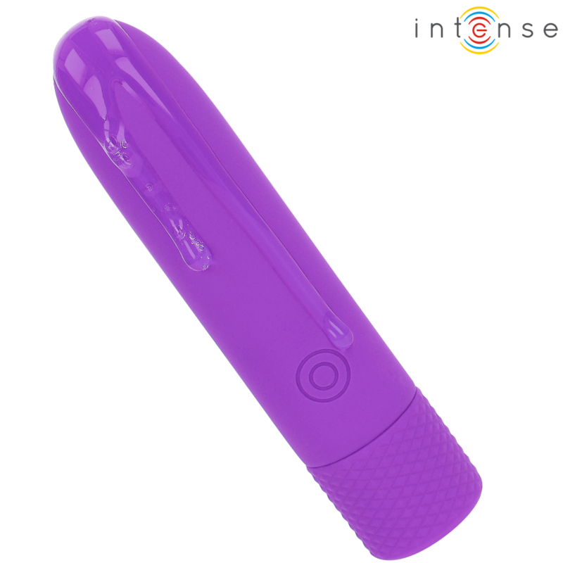 INTENSE - SYMONE USB RECARREGÁVEL VIBRATÓRIA BULLET 8 VIBRAÇÕES ROXO 10 X 2,2 CM - Image 3