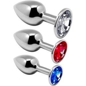 ALIVE – KIT PRAZER ANAL 3 PLUG METAL
