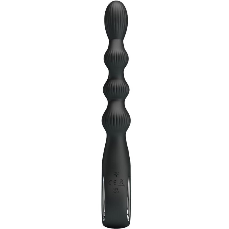 PRETTY LOVE - FEDERER VIBRADOR ANAL 12 VIBRAÇÕES PRETO - Image 2