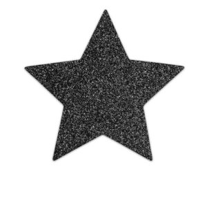 BIJOUX – INDISCRETS BLACK STAR FLASH NIPPLE CAPS