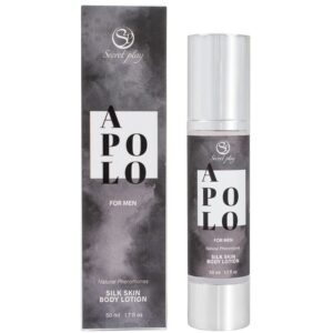 SECRETPLAY – LOÇÃO DE PELE APOLO SILK PARA HOMENS 50 ML