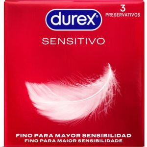 DUREX – PRESERVATIVOS SENSITIVE 3 UNIDADES